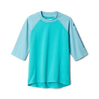 Chlapecké Tričko Columbia Sandy Shores Short Sleeve Sunguard Světle Tyrkysové NJPLIS174